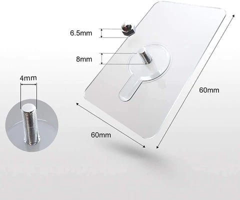⚡Selvklebende spiker – veggmonterte, sporfrie skruekrok-klistremerker