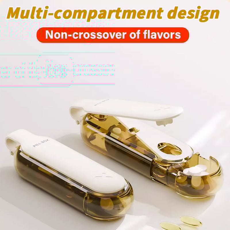 🔥2024 SALG - 2 I 1 bærbar enkel pilleuttrekker og lagdelt organisering