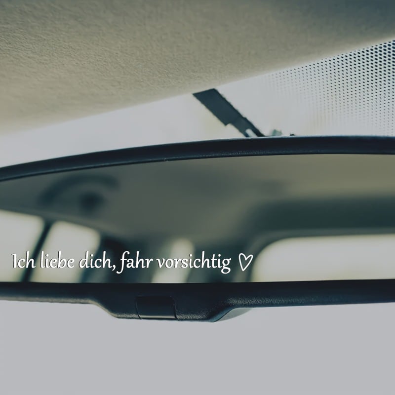✨KJØP 1, FÅ 1 GRATIS💓 «Jeg elsker deg, kjør trygt»-klistremerker (4 stk.)