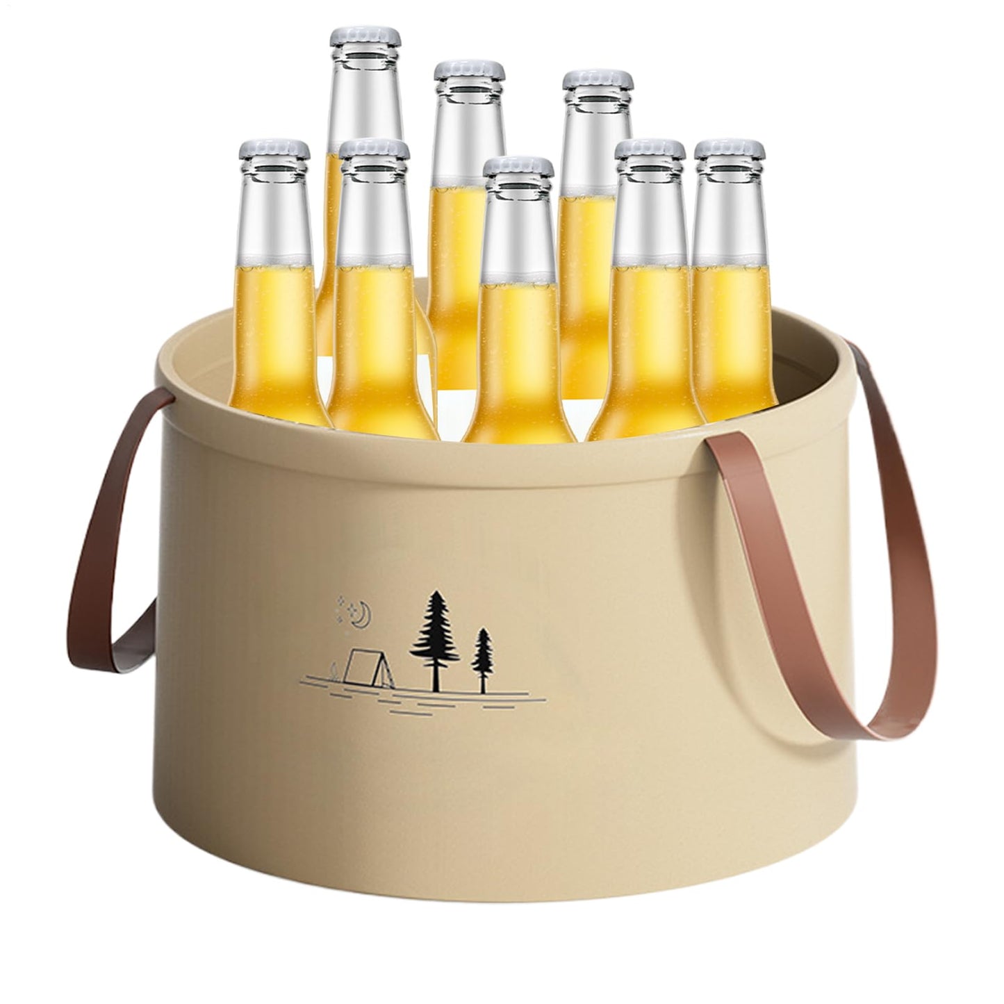 🔥Bærbar sammenleggbar bøtte👍sterk, bærbar og holdbar