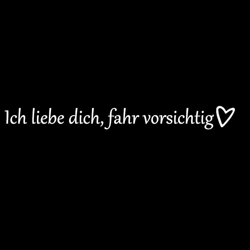 ✨KJØP 1, FÅ 1 GRATIS💓 «Jeg elsker deg, kjør trygt»-klistremerker (4 stk.)
