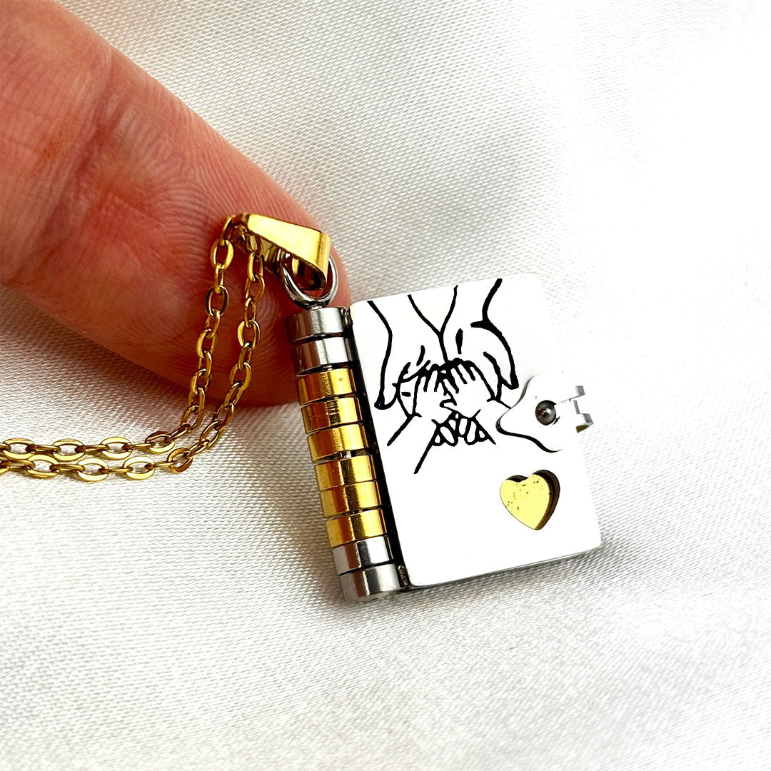 👪Gave til barnet mitt - bokkjede med "Min lille stjerne"