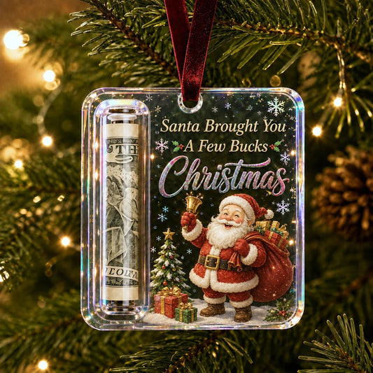 💵🎄 Julegaveoppheng med kontanter – Gjør om penger til en juleoverraskelse（2 stk）