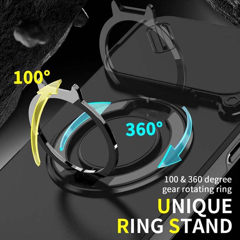 🔥 SISTE DAGS KAMPANJE - 50 % RABATT 🔥 Magnetisk telefonveske med ringstativ for iPhone