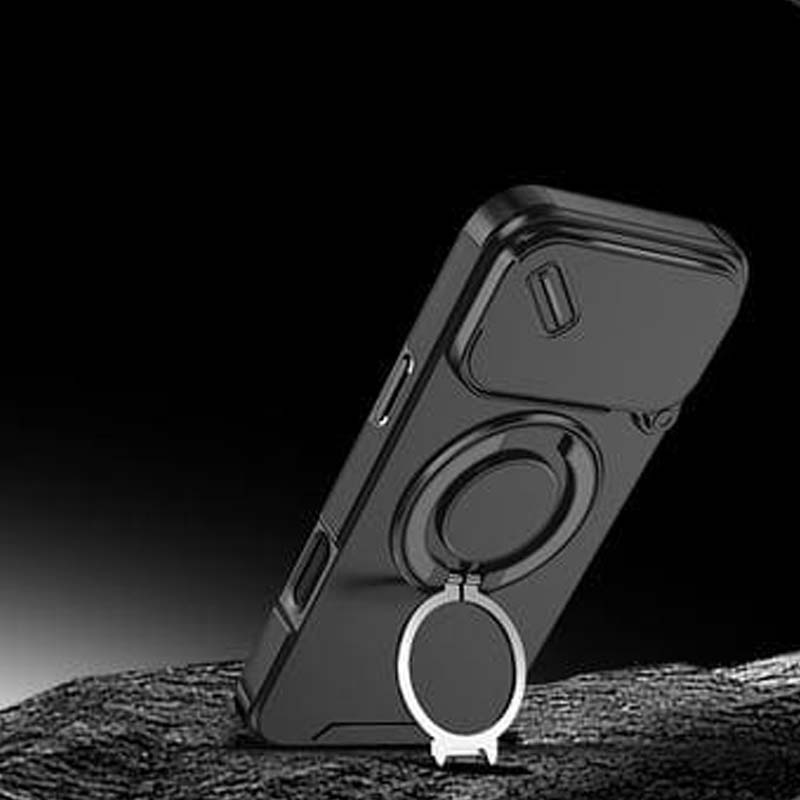 🔥 SISTE DAGS KAMPANJE - 50 % RABATT 🔥 Magnetisk telefonveske med ringstativ for iPhone