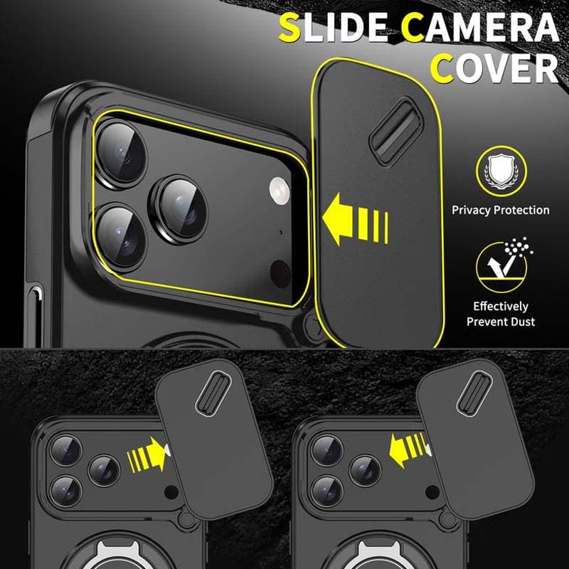 🔥 SISTE DAGS KAMPANJE - 50 % RABATT 🔥 Magnetisk telefonveske med ringstativ for iPhone