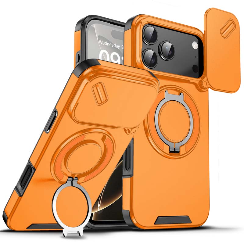 🔥 SISTE DAGS KAMPANJE - 50 % RABATT 🔥 Magnetisk telefonveske med ringstativ for iPhone