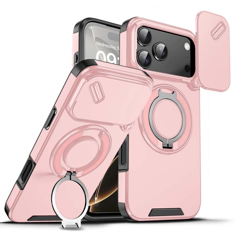 🔥 SISTE DAGS KAMPANJE - 50 % RABATT 🔥 Magnetisk telefonveske med ringstativ for iPhone