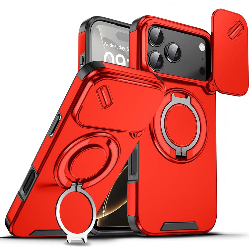 🔥 SISTE DAGS KAMPANJE - 50 % RABATT 🔥 Magnetisk telefonveske med ringstativ for iPhone