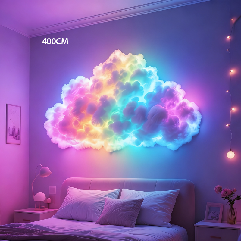 ⏳Begrenset tilbud⏰DIY LED «Storm Cloud» lysdekorasjon med USB-strømforsyning🌈☁️